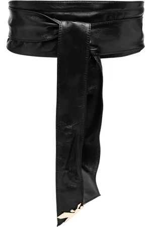 Patrizia Pepe Logo-plaque leather belt