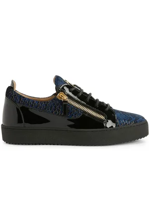 Giuseppe Zanotti Scale-print leather sneakers