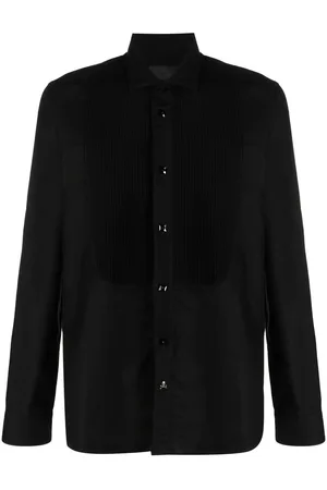 Philipp Plein Pleated-bib detail shirt