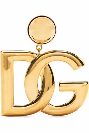 Dolce & Gabbana DG-logo clip-on earrings