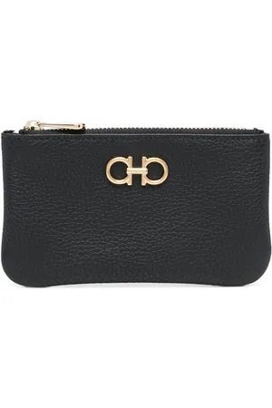 Salvatore Ferragamo Gancini logo-plaque detail wallet