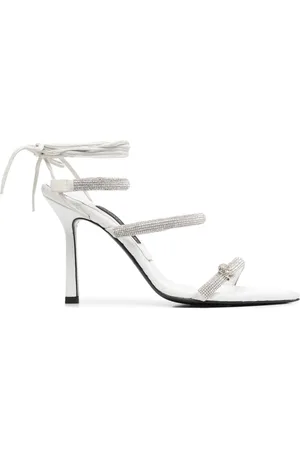 Philipp Plein Crystal-embellished 105mm strappy sandals