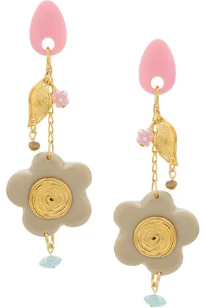 AMIR SLAMA Flower earrings