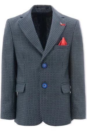 M. Moustache Embroidered tailored blazer