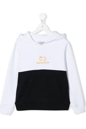 Woolrich Logo-print long-sleeve hoodie