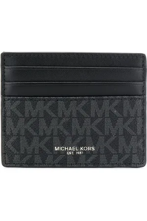 Buy Michael Kors Men Brown All-Over MK Bi-Fold Wallet Online