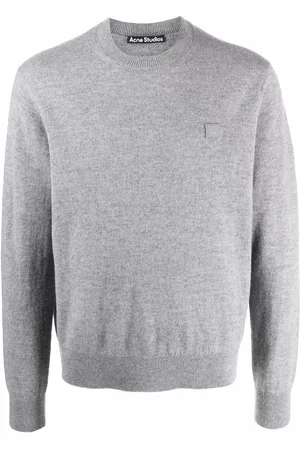 ACNE STUDIOS Kristova Brushed Jacquard-Knit Sweater for Men