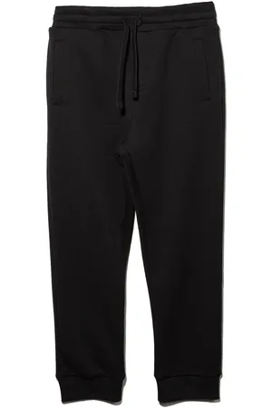 Dolce & Gabbana Logo-patch gathered-ankle track pants
