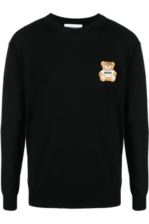 Moschino Teddy Bear patch crew-neck jumper