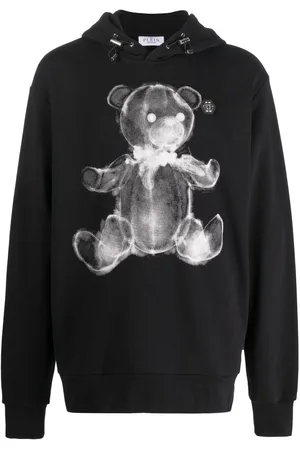 Philipp Plein Teddy print cotton hoodie