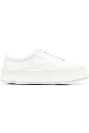Jil Sander Round-toe lace-up sneakers