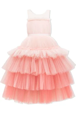 Tulleen Tiered tulle maxi gown