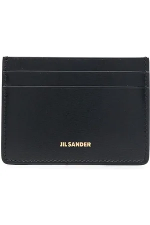 Jil Sander Logo-lettering leather cardholder