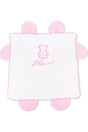 Philipp Plein Embroidered-logo detail blanket