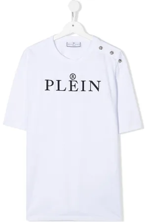 Philipp Plein Shoulder-button chest-logo T-shirt
