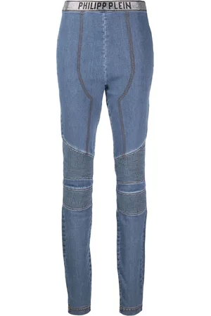 Philipp Plein Logo-embellished jeggings