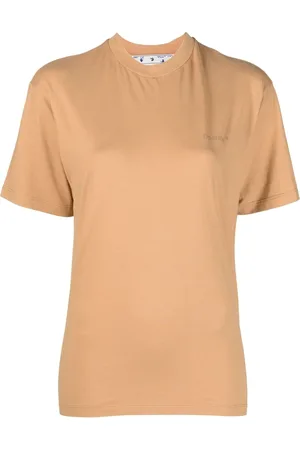 OFF-WHITE Diag-print cotton T-shirt