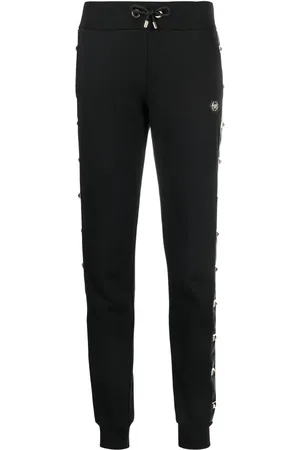 Philipp Plein Studded side panel track pants