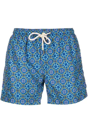 PENINSULA SWIMWEAR Graphic-print swim shorts