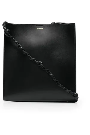 Jil Sander Logo-print leather shoulder bag