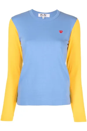 Comme des Garçons Two-tone knitted jumper