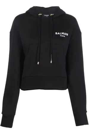 Balmain Mini Monogram Zipped Hoodie - Farfetch