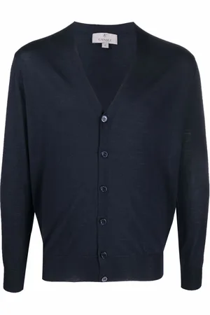 CANALI V-neck knitted cardigan