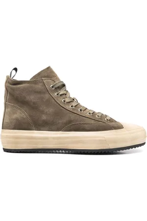 Officine creative High-top suede sneakers