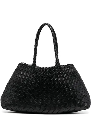 Dragon Diffusion Santa Croce interwoven leather tote bag