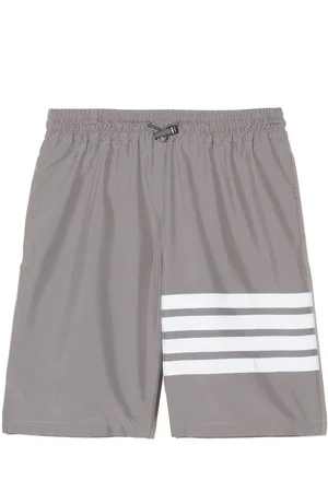 Thom Browne Stripe-detail swim shorts