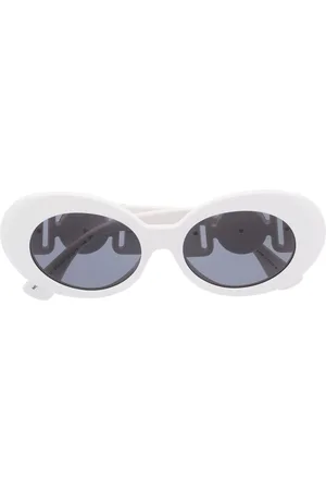VERSACE Medusa oval-frame sunglasses