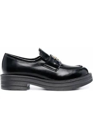 Moschino Logo-plaque chunky loafers