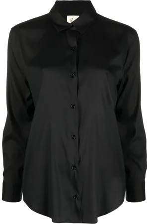 Paula Long-sleeve silk shirt