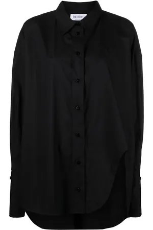 The Attico Diana asymmetric button-up shirt