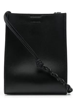 Jil Sander Braided-strap leather shoulder bag