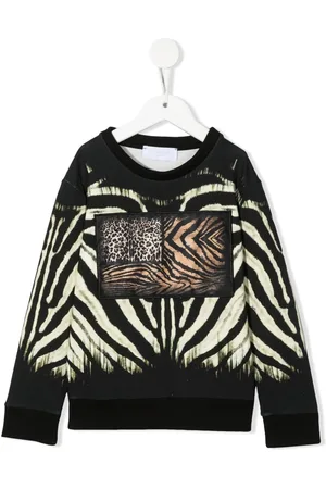 Roberto Cavalli Animal-print crewneck sweatshirt
