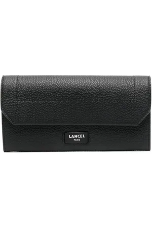 LANCEL Logo-patch leather wallet