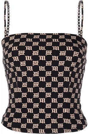 MISBHV Monogram-print tank top