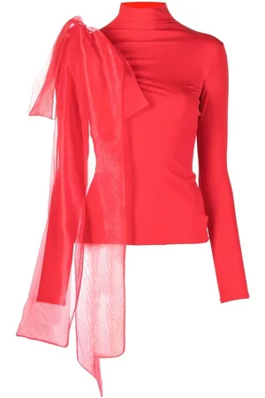 Atu Body Couture Bow-embellished high-neck top