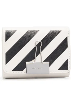 OFF-WHITE Binder Clip Bag Virgil Was Here White Yellow in Leather with  Gunmetal - US