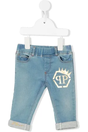 Philipp Plein Logo-print slim jeans