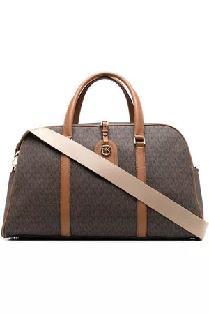 Buy Michael Kors Michael Kors Leather Travel Logo Duffle Large Bag Printed Duffel  Luggage Online at desertcartINDIA