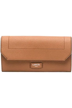 LANCEL Pebbled-leather purse