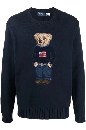 Ralph Lauren Polo Bear motif knitted jumper