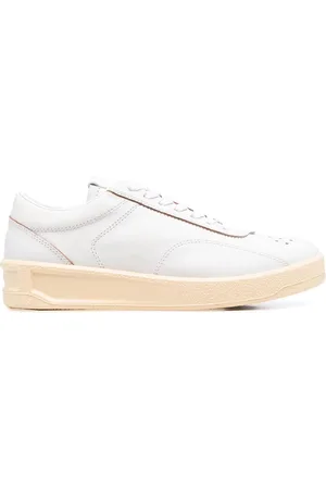 Jil Sander Lace-up leather sneakers