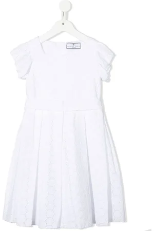 Philipp Plein Pleated short-sleeved dress