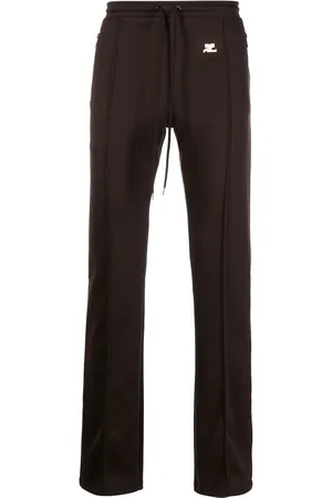 Courrèges Logo patch-detail trousers