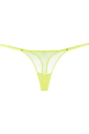 MAISON CLOSE Low-rise sheer thong