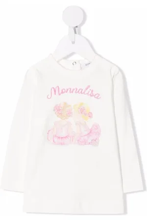 MONNALISA Graphic-print cotton T-shirt