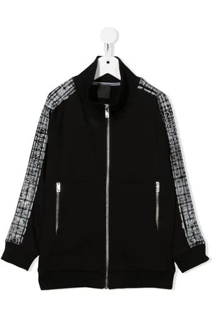 Givenchy Logo-tape zipped sweatshirt